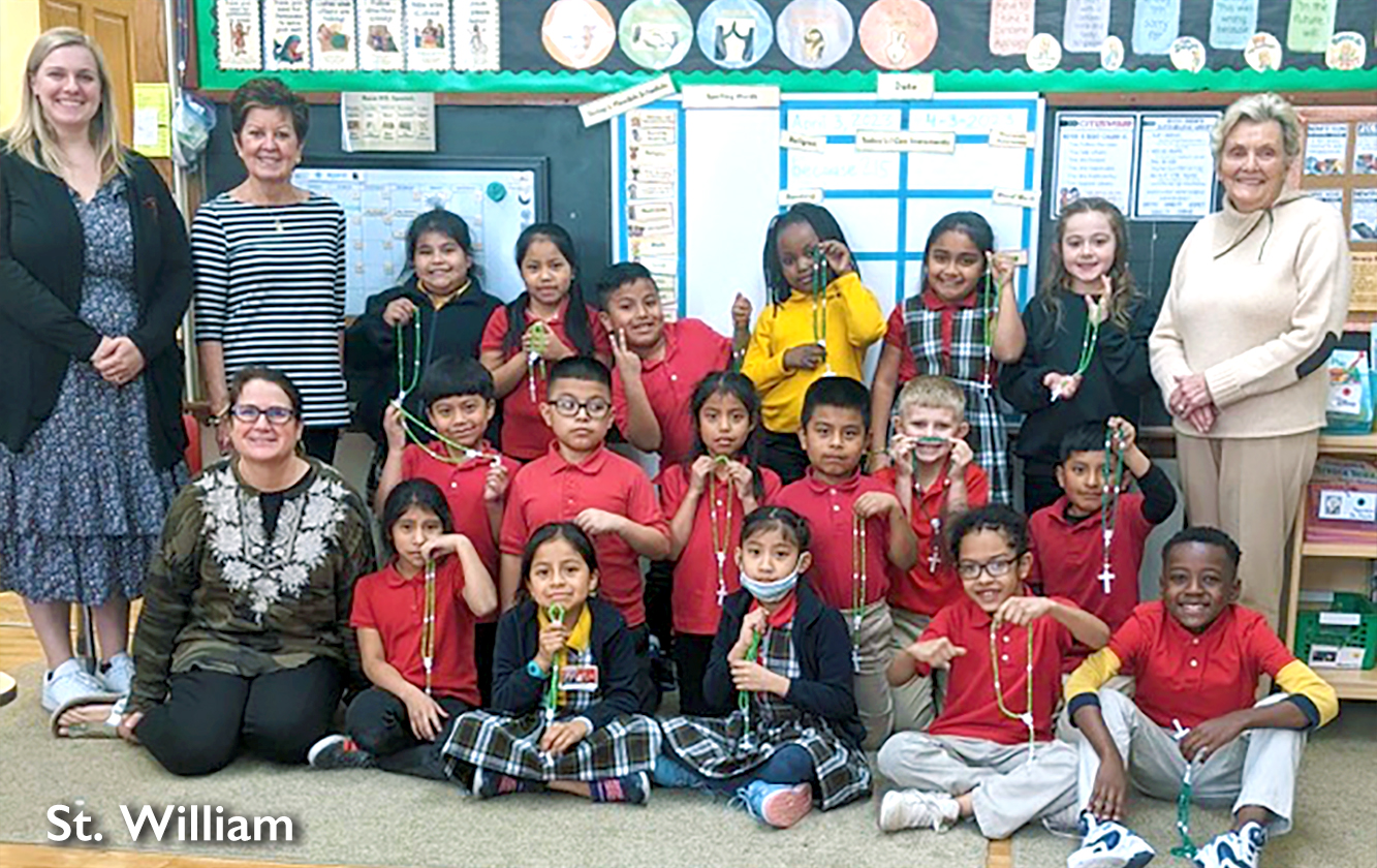 CISE Rosary Project Visits Nine CISE Schools