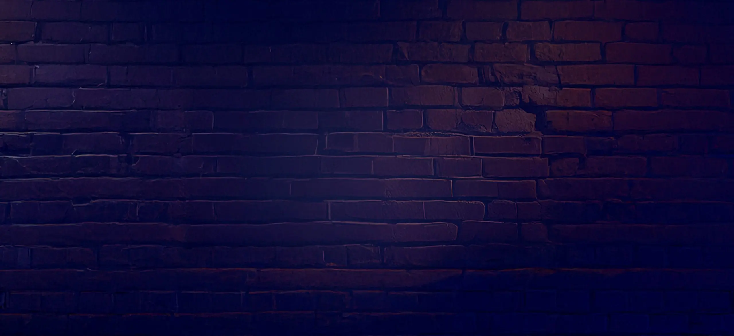 Purple painted brick wall